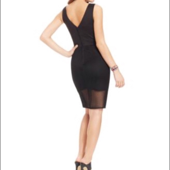 Size 3 BCX Little Black Dress Mesh Net Netted - Picture 6 of 8